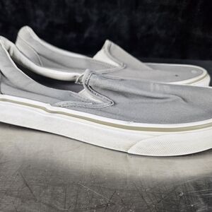 Vans Gray Slip-On Sneakers